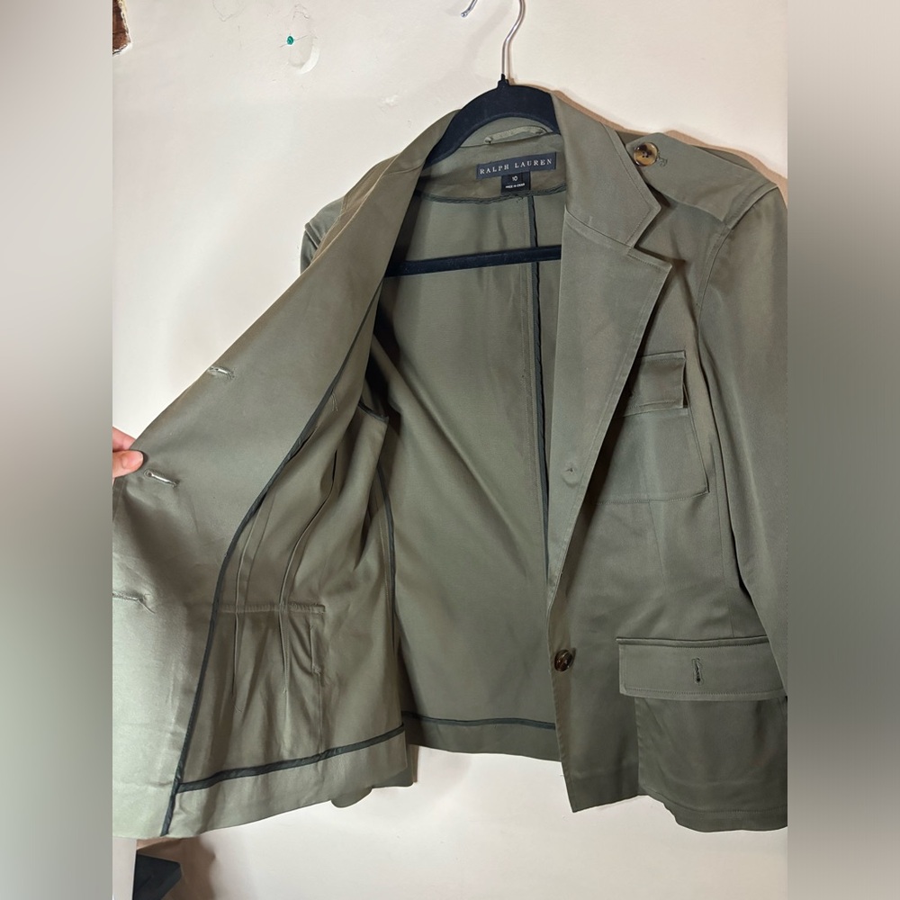 🪴🧥EUC RALPH LAUREN ARMY GREEN Jacket